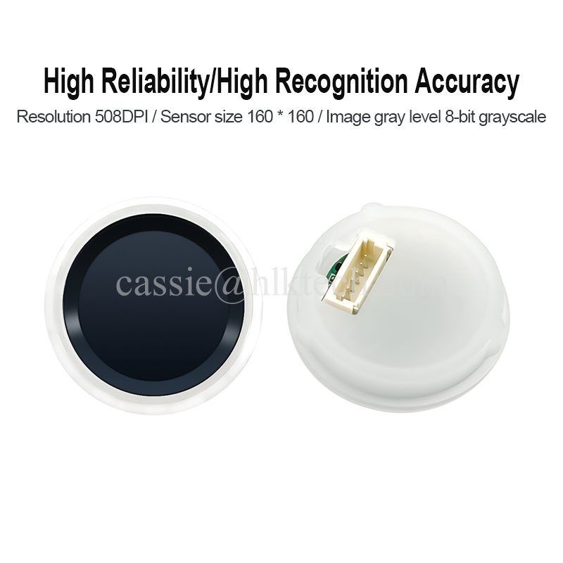 Hi-Link-Módulo de Identificación de huellas dactilares, Sensor de colección de cerradura de puerta, táctil capacitivo, de alta resolución, HLK-ZW0623