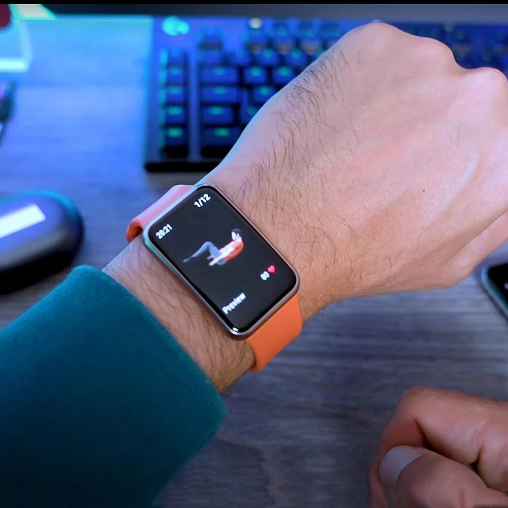 Pulseira de silicone para Huawei Watch FIT, Acessórios Smartwatch, Pulseira de substituição, Correia para Huawei Watch Fit, 2021