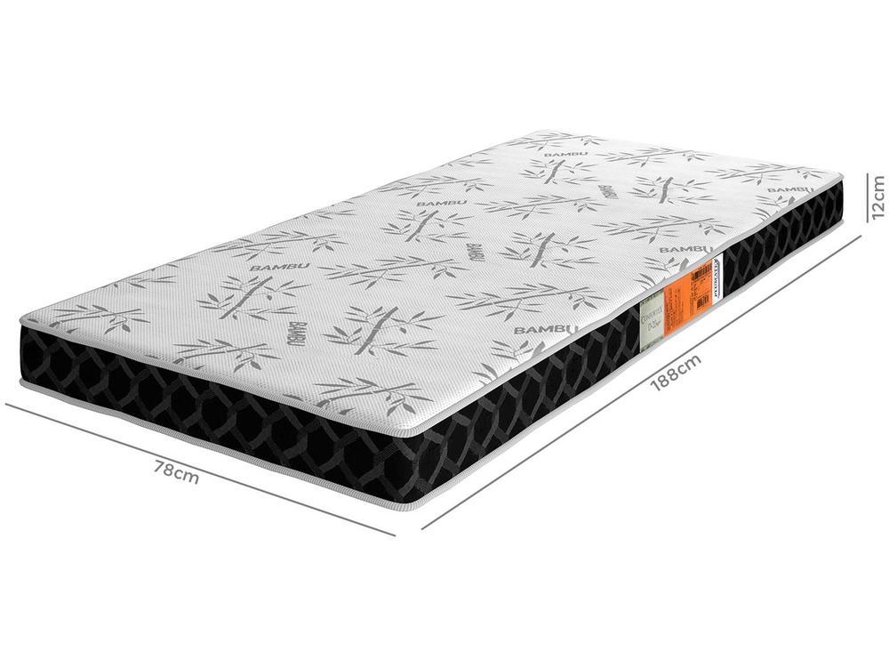 Colchão Solteiro Plumatex Espuma D-20 12x78x188cm Confortex