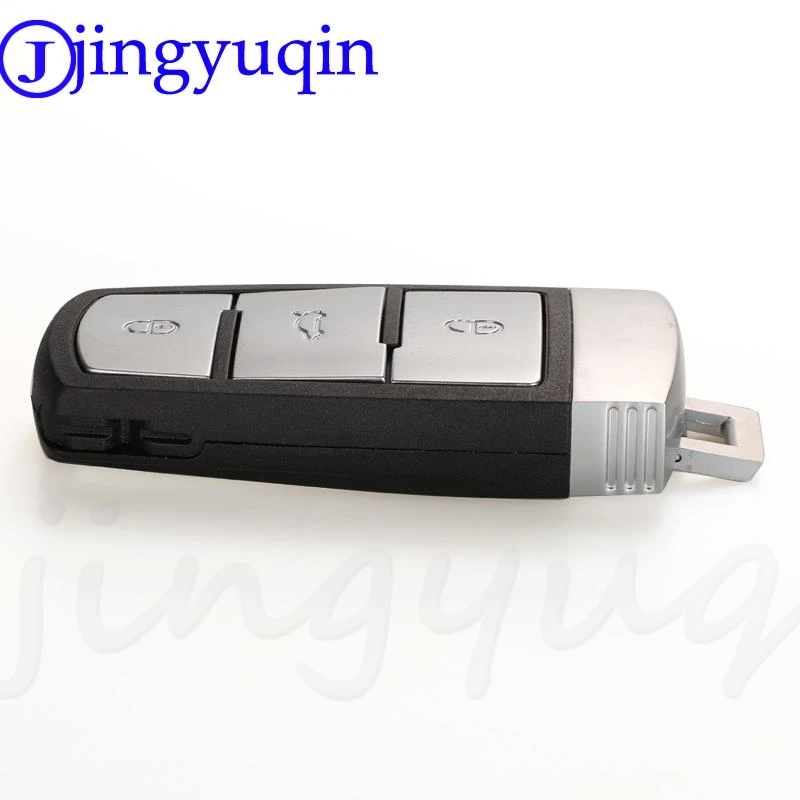 Jingyuqin 3 Nút Lật Xe Thông Minh Điều Khiển Từ Xa Key Fob Với ID48 Chip 3C0959752BA 433MHZ ID48 Cho VW Passat B6 3C B7 Magotan CC