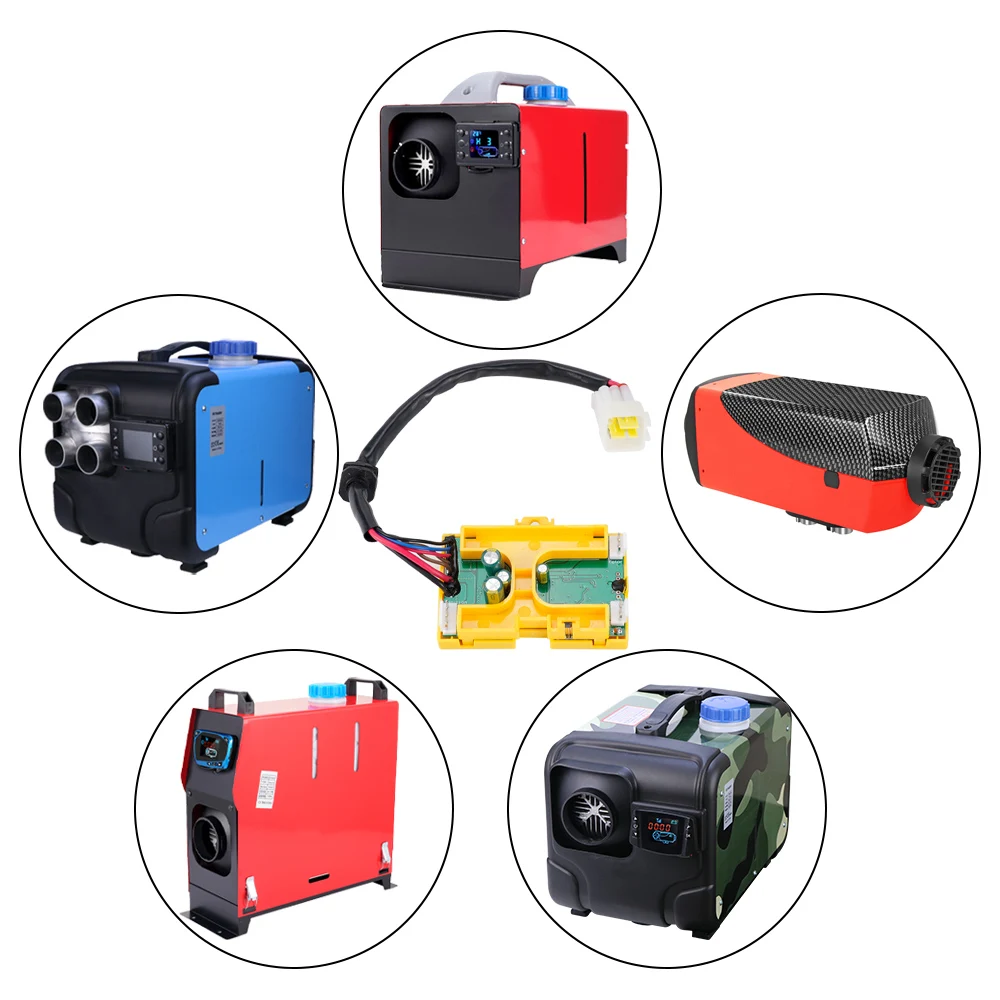 12V/24V Dual Voltage Bidirectional Remote 3KW 5KW Air Diesel Heater LCD Monitor Remote Panel Motherboard Heater Accessories