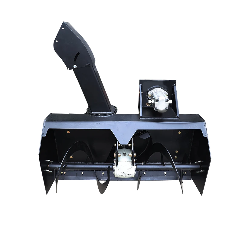 Four in One Tipping Bucket Snow Blower Ditcher Skid Steer Attachments High Quality Swing Crusher Mini Loaders Custom Accessories