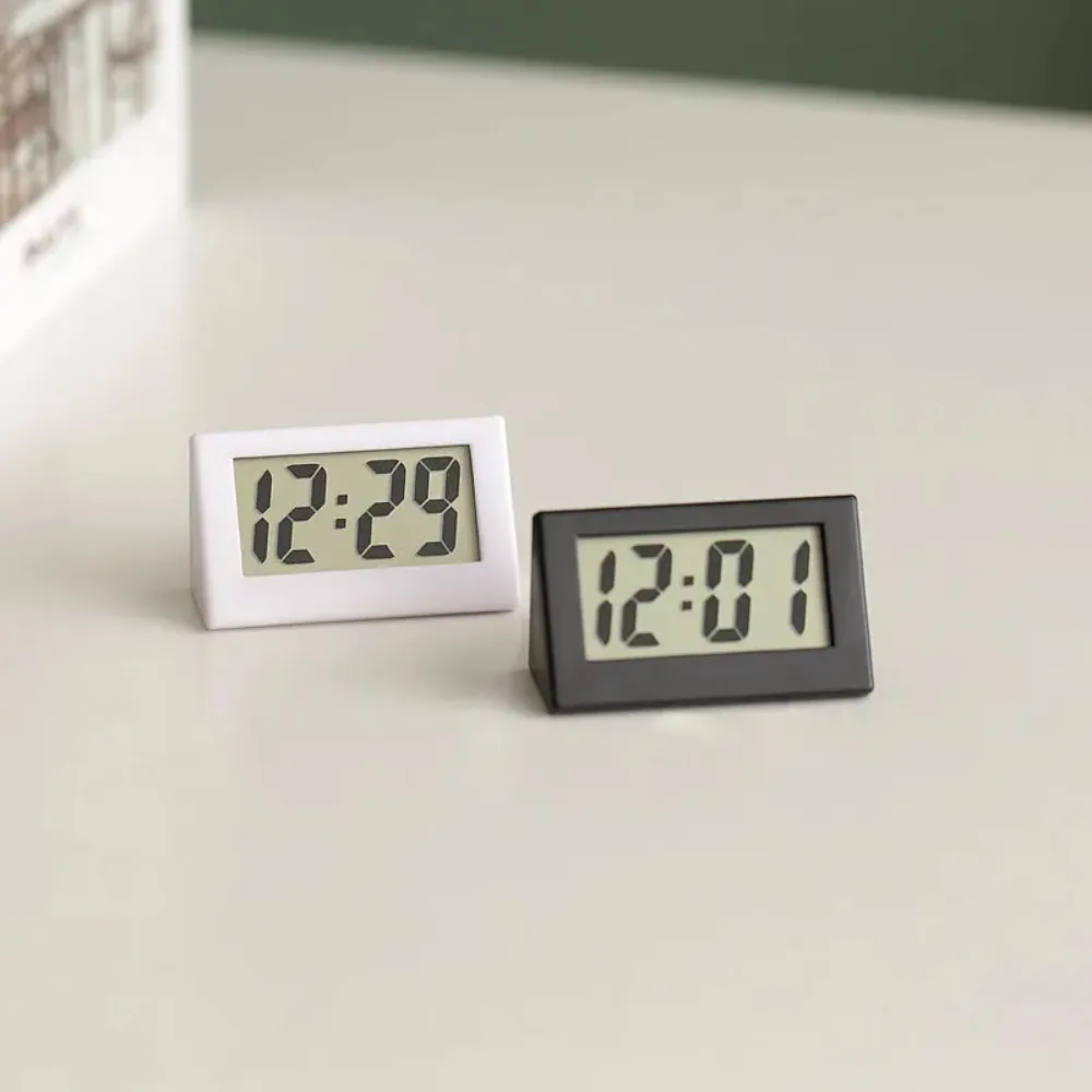 Mini LCD Cyfrowy Zegar Biurkowy na Stół do Domu i Biura