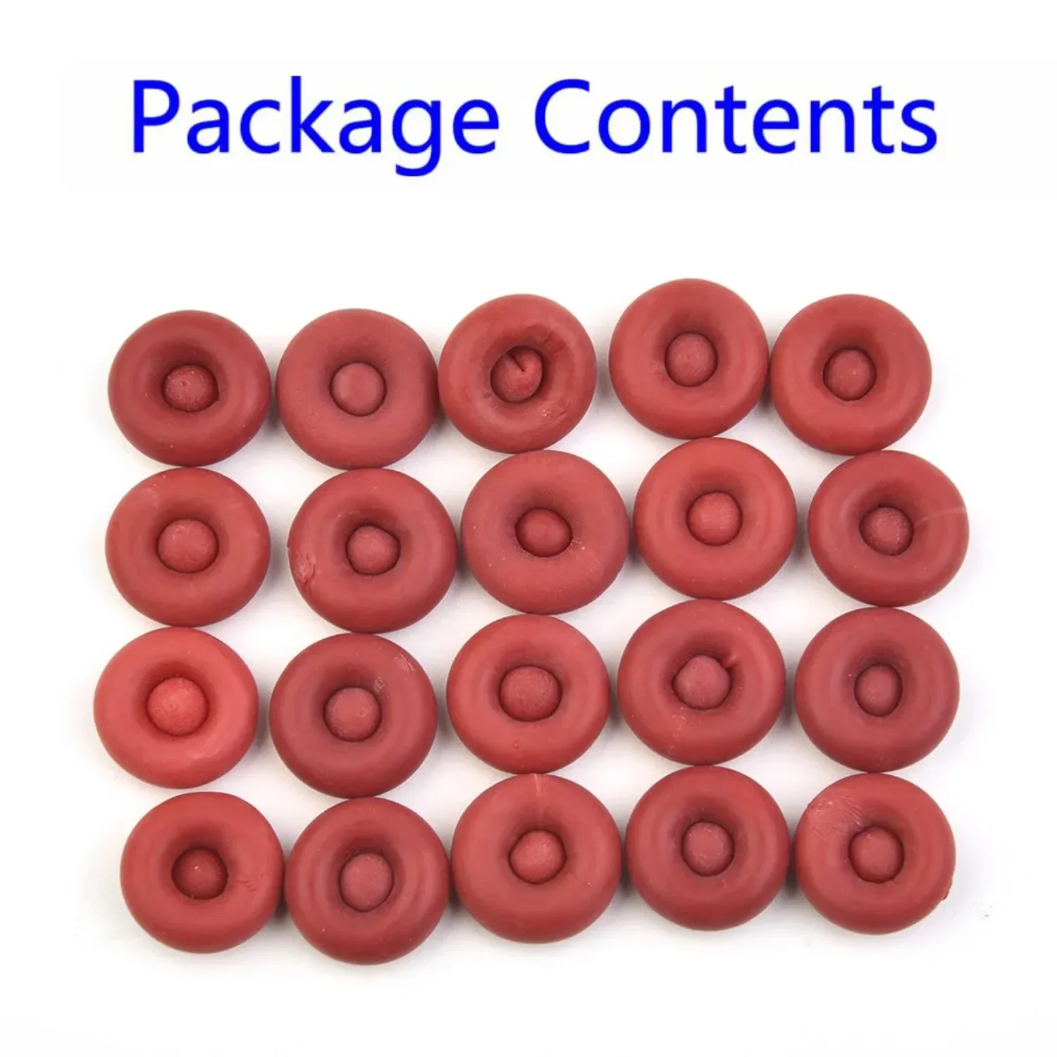 20pcs Caulk Cap Glass Glue Tip Sealing Cap Barrel Glue Mouth Protective Cover Caulking Gun Nozzles Cap Red Caulk Saving Cap
