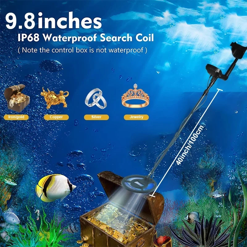 Top! Metal Detector MD-830 Underground Depth 2.5m Scanner Search High precision Gold Detector Treasure Hunter Detecting