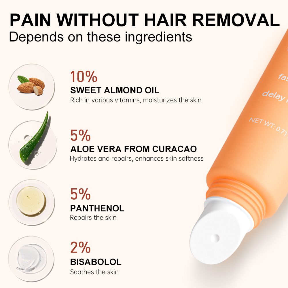 Crema depilatoria indolora, cera para depilación de labios, cara, axilas, privada, elimina suavemente el cabello, crema depilatoria