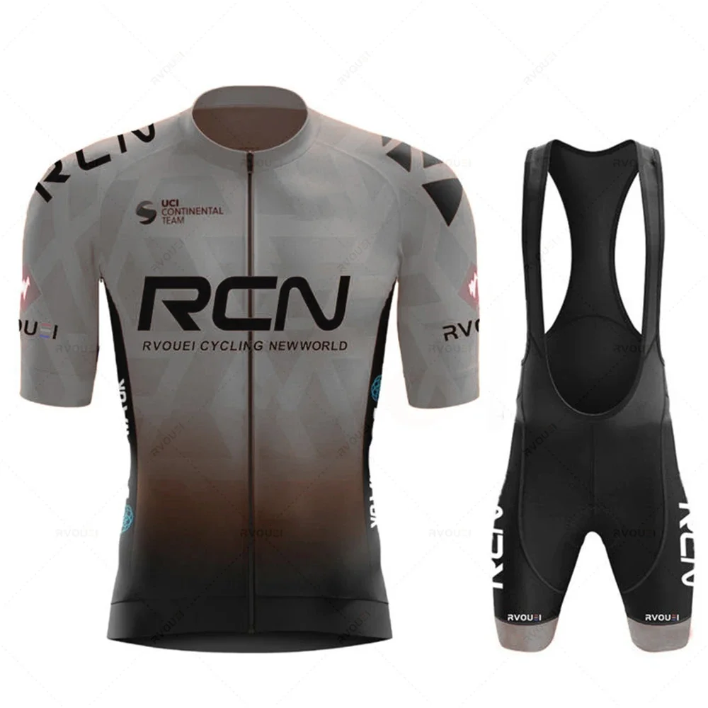 2022 RCN Đội Bộ Quần Áo Đạp Xe Jersey Mùa Hè Thoáng Khí Đường Xe Đạp Phù Hợp Với Đi Đồng Nhất Xe Đạp MTB Quần Áo Thể Thao Mới Đi Xe Đạp Bộ Dụng Cụ
