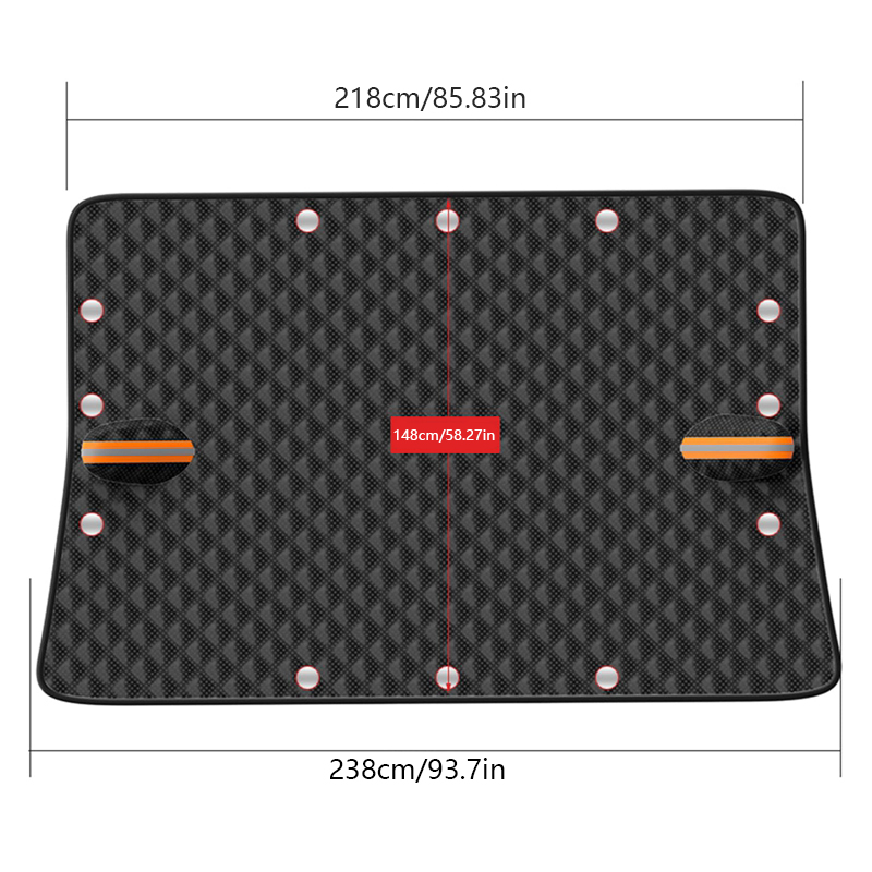 Leiboo-車のフロントガラスカバー,防水スノーシールド,屋外日よけ,ハーフプロテクターカバー,フロントウィンドウサンシェード,ウィンターサンシェード
