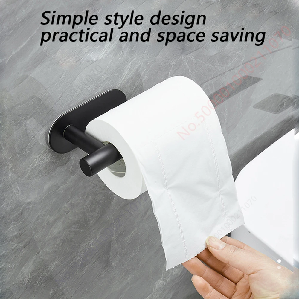 1 ~ 2PCS Wc Papier Rack Bad Papier Handtuch Halter Klebstoff Saugfähigen Papier Spender WC Küche Hardware Lagerung Zubehör