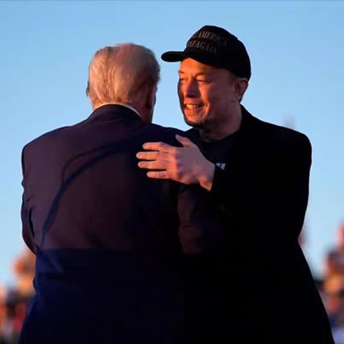 1 Stück schwarzer Hut Never Surrender Maga Hat Us bestickte verstellbare Baseballmütze schwarz