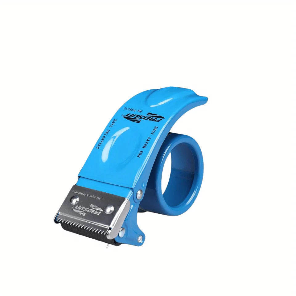Dispenser di nastro da imballaggio portatile per carichi pesanti, taglio e sigillatura automatici, struttura metallica, utilizzato per una efficiente sigillatura di scatole