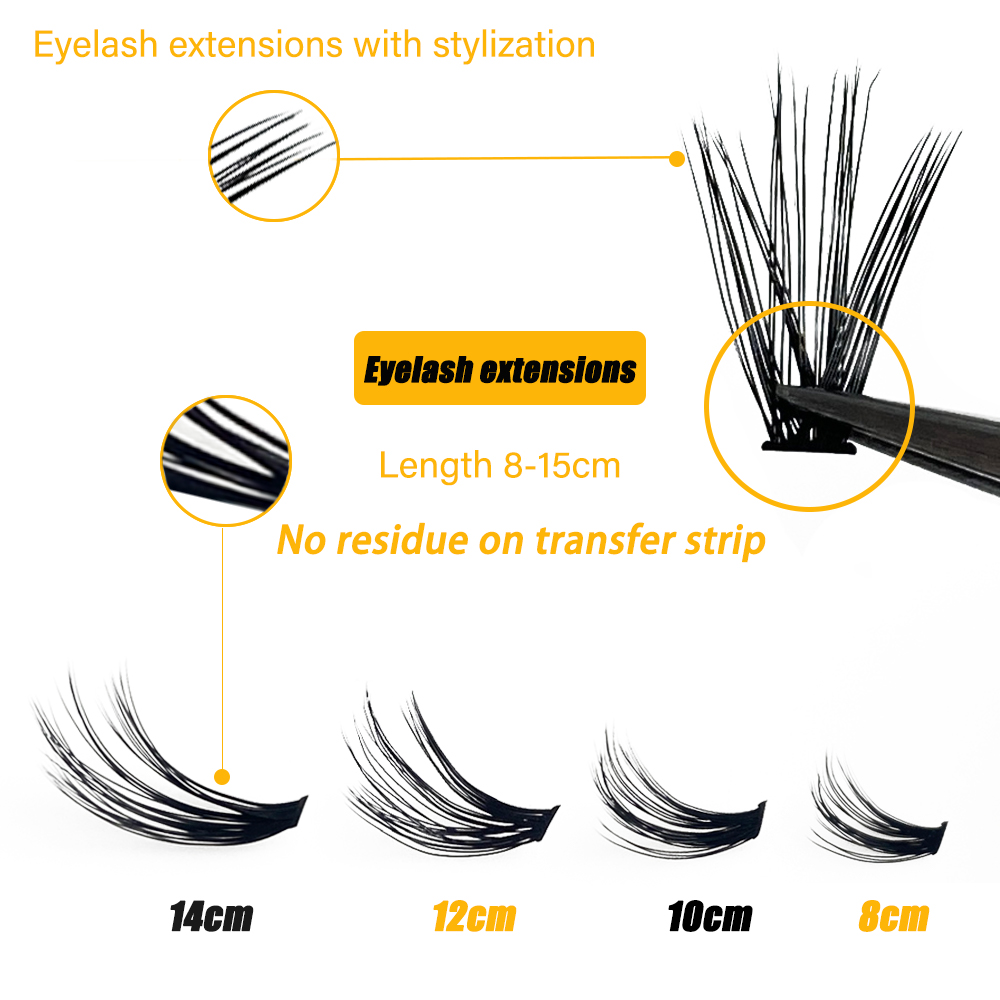 1 caja de gran capacidad 60 mechones extensiones de pestañas 20D 0,07mm C curl pestañas de visón pestañas individuales estilo natural envío gratis