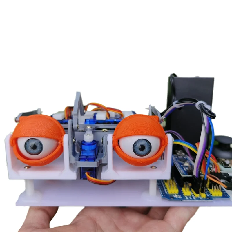 -Arduino 모바일 로봇 기계용 ABLP 로봇 생체 모방 눈 로봇 공학 과학 실험 소년 프로그램 장난감 STEM 키트