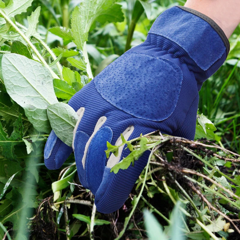 1 คู่ถุงมือทําสวน Rose Pruning Thorn PROOF ถุงมือยาว Forearm ป้องกันถุงมือสําหรับขุดปลูกสวนเครื่องมือ