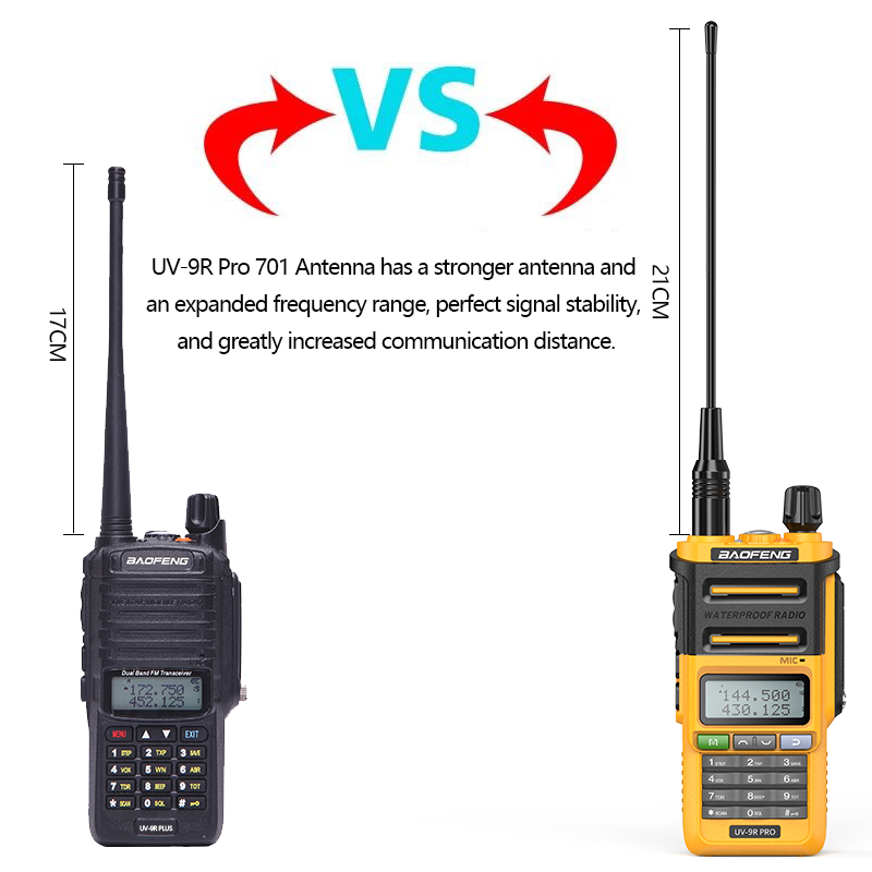 Baofeng UV-9R Pro V2 alta potencia impermeable IP68 Walkie Talkie de largo alcance actualización Ham CB Radio doble banda UV-9R PRO Radio bidireccional
