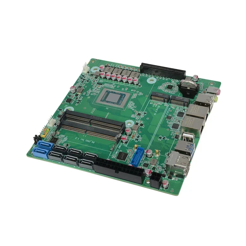 AMD Ryzen 7 5825U Scheda madre firewall NAS a 8 alloggiamenti 2 * M.2 NVMe 8 * SATA3.0 2 * 2.5G LAN 2 * DDR4 1 * 8XPCIE3.0 Scheda madre ITX da gioco