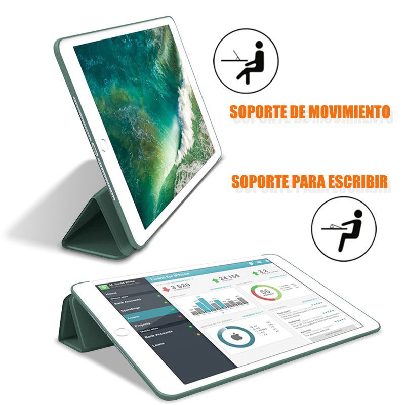 Étui porte-crayon figuré pour iPad, iPad Air 11, iPad 10e génération, iPad Pro 11, iPad 2024, iPad 7, 8e, 9e, iPad Air6, 4, 5, 10.2, 13 pouces, 10.9, M2, 12.9