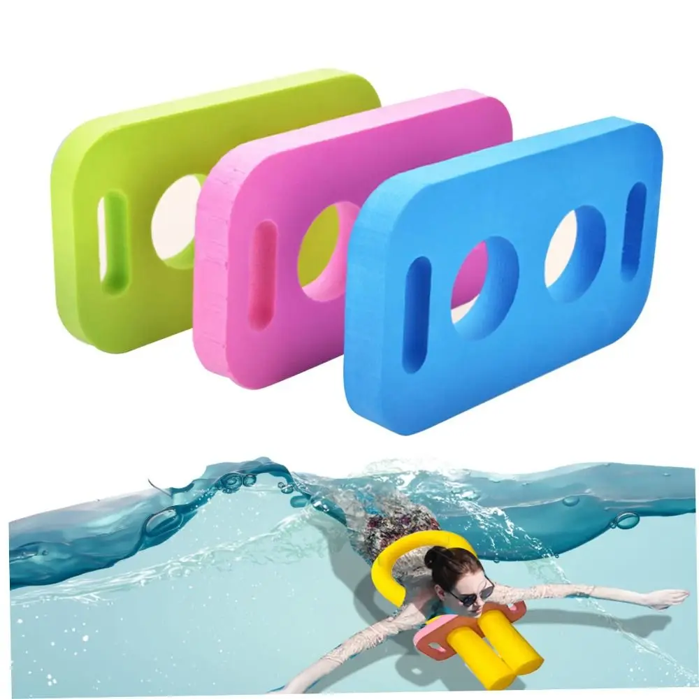 Bunter Schwimmnudel-Anschluss, EVA-Schwimmstab, Schaumstoff-Anschluss mit 2 Kreuzlöchern, Wasserspaß, Zubehör für Kinder zum Schwimmen von Nudeln