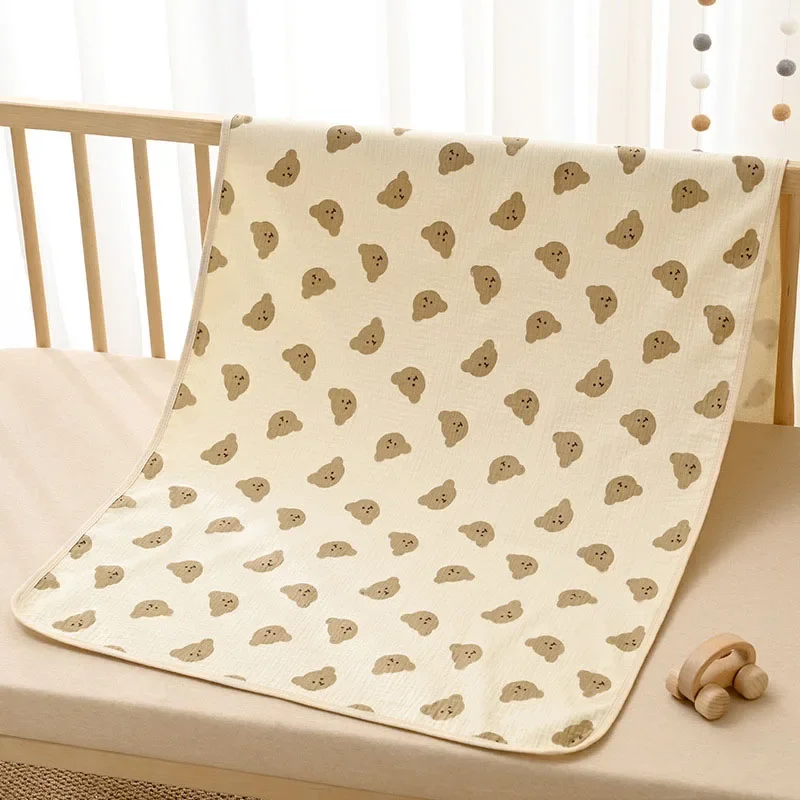 Reutilizável bebê mudando esteira capa fralda do bebê colchão fralda para recém-nascido algodão à prova dwaterproof água mudando esteiras chão jogar esteira