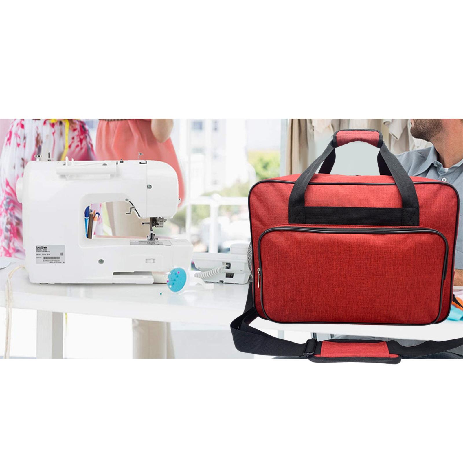 Premium Sewing Machine Carry Storage Bag Covers Nylon Student Home Red