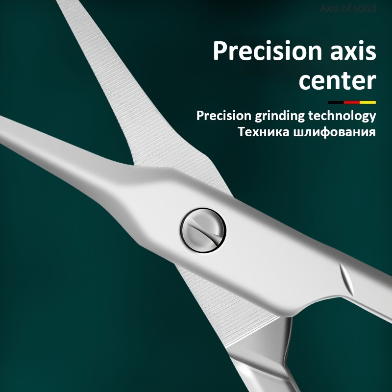 Ciseaux à cuticules à pointe incurvée en acier inoxydable, lame fine, coupe-ongles, outils de manucure, outils pour sourcils, dissolvant de peau morte