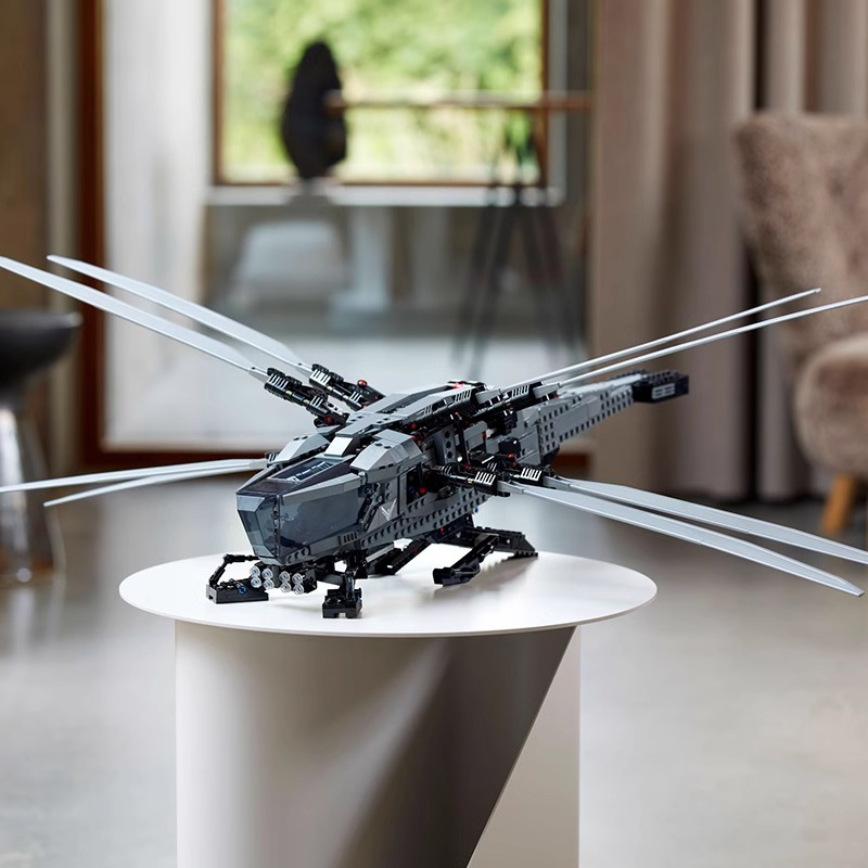 1369pcs Ideen Düne atreides Royal Ornithopter Hubschrauber Bausteine Bausteine Set Spielzeug für Kinder Kinder
