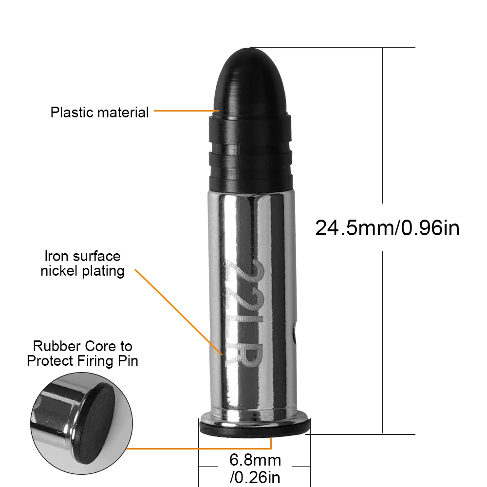 22LR Dummy round Practice playing Training bullets 6/12pcs