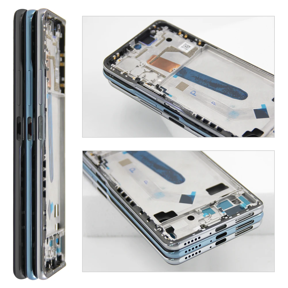 6.67 "Super AMOLED Poco F3 จอแสดงผล, สําหรับ Xiaomi Poco F3 M2012K11AG จอแสดงผล LCD หน้าจอสัมผัสแบบดิจิตอลเปลี่ยนกรอบ