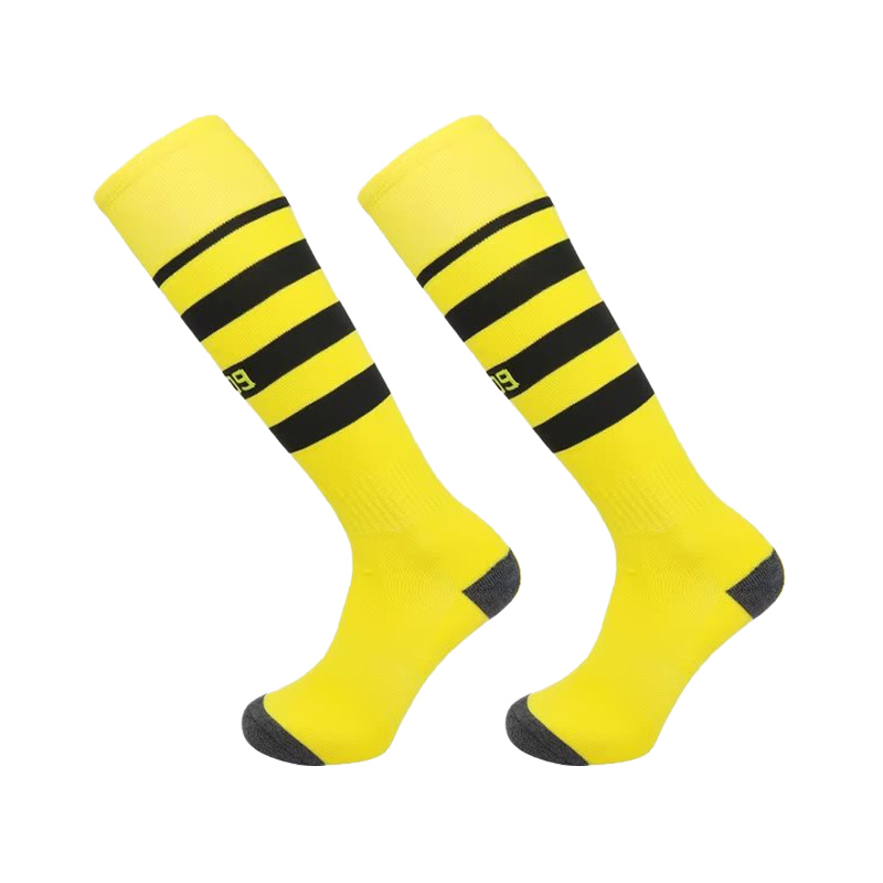 Calcetines de fútbol para niños y adultos, medias largas hasta la rodilla, Fondo de toalla, estilo europeo, temporada 23 A 24