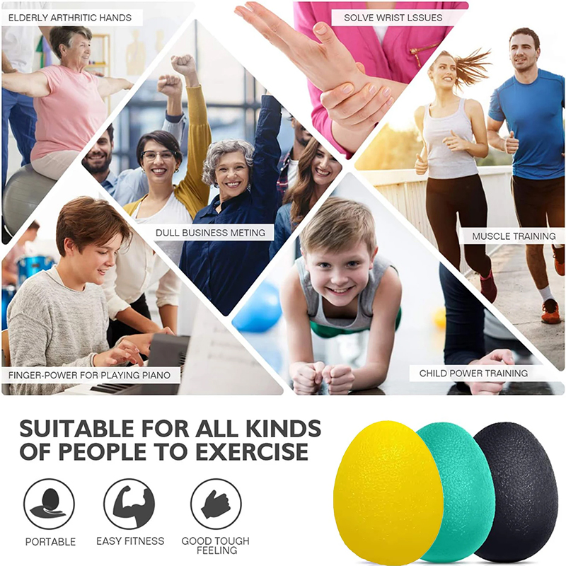 Equipamento de força de aperto de silicone para golfistas Dispositivos de força de aperto para academia Aptidão Equipamento de força de aperto e redutores de pressão