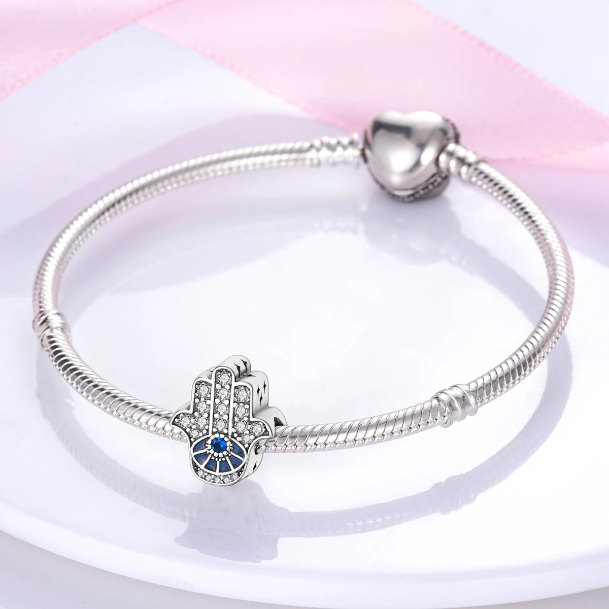 LAZA 1PC Silber Überzogene Charme Parfüm Sonne Mond Perlen Fit Original Armband DIY Frau Schmuck