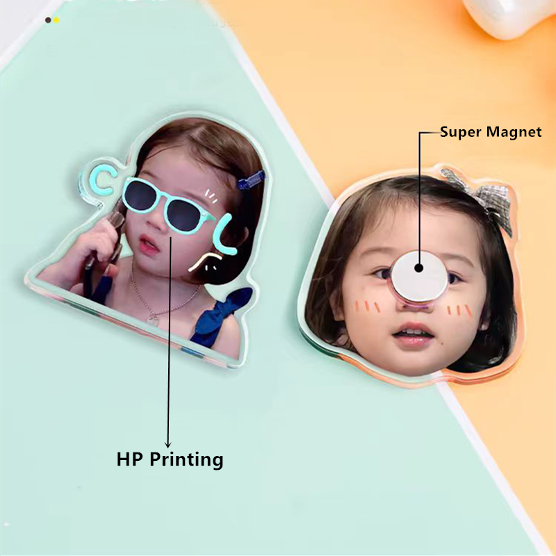 ขายส่งอะคริลิคตู้เย็นสติกเกอร์เด็กน่ารักสัตว์เลี้ยง Star Figures รูปภาพแม่เหล็กตู้เย็นอะนิเมะการ์ตูนพวงกุญแจ