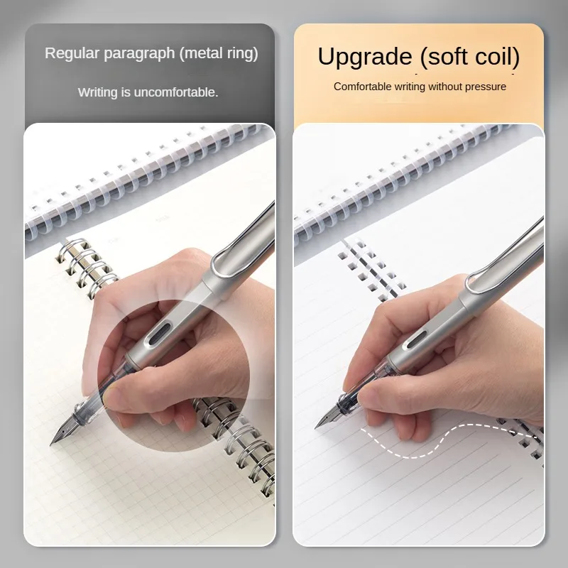 Clearance_M&G 80 Sheets Notebook Soft Wire-bound Book Blank Notepad Assignment Book for College Students A5/A6/B5_Continuous upd