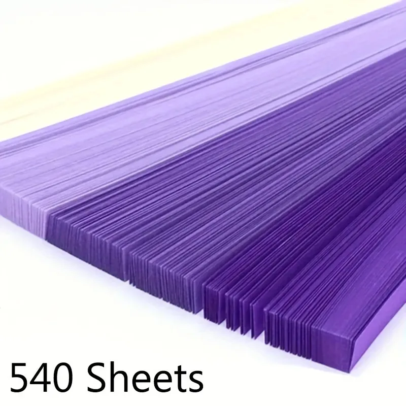 540PCS Origami Stars Paper Strips Folding Colorful Double Sided Lucky Star Origami DIY Hand Arts Make Home Decor Crafting