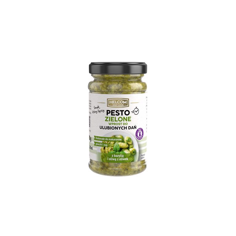 Helcom Easy Cook Pesto zielone wprost do ulubionych dań z bazylią i oliwą z oliwek 210 g