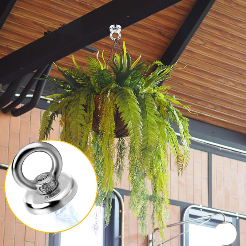 SNJ16-90 crochets magnétiques de pêche, crochets magnétiques de pénétration pour la pêche, récupération en rivière, accessoires de pêche, maison, utilisation en extérieur