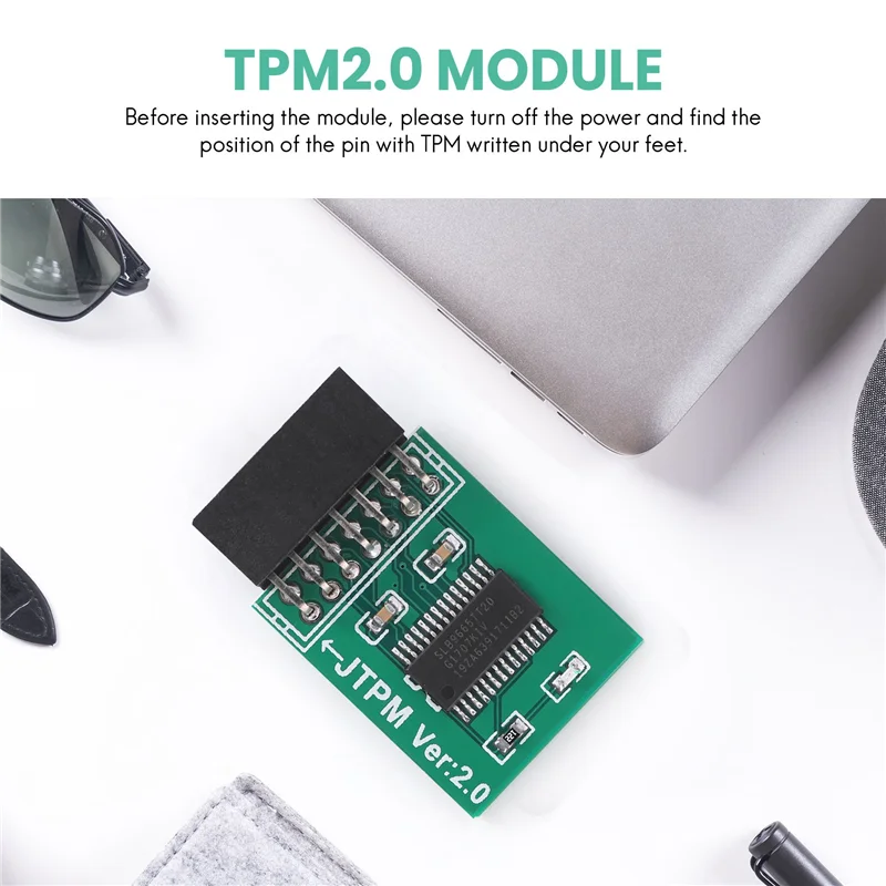 โมดูลความปลอดภัยในการเข้ารหัส2.0โมดูล LPC-14PIN การ์ดระยะไกล14Pin LPC สำหรับ MSI TPM2.0 LPC โมดูลความปลอดภัย14 PIN