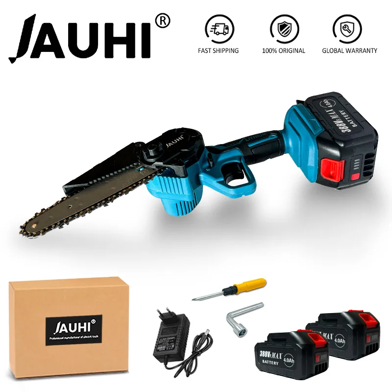 6-дюймовая Беспроводная электрическая пила для обрезки цепной пилы, ручная Садовая пила для обрезки деревьев, резка дерева для Makiita, батарея 18 в