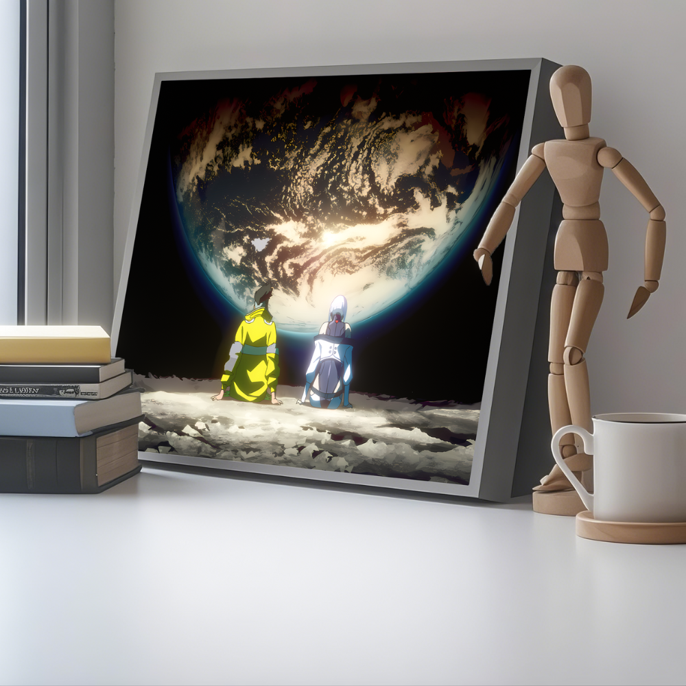 Lâmpada LED Cyberpunk Edgerunners Anime - Luz de decoração de quarto neon com efeito holográfico, Lampara de Noche para quarto de jogos