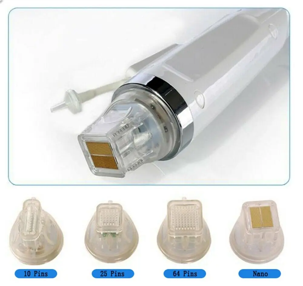 Replace RF Microneedling Cartridge Gold Plated 10/25/64 Pins Nano for Micro Needle RF Machine Anti Stretch Mark