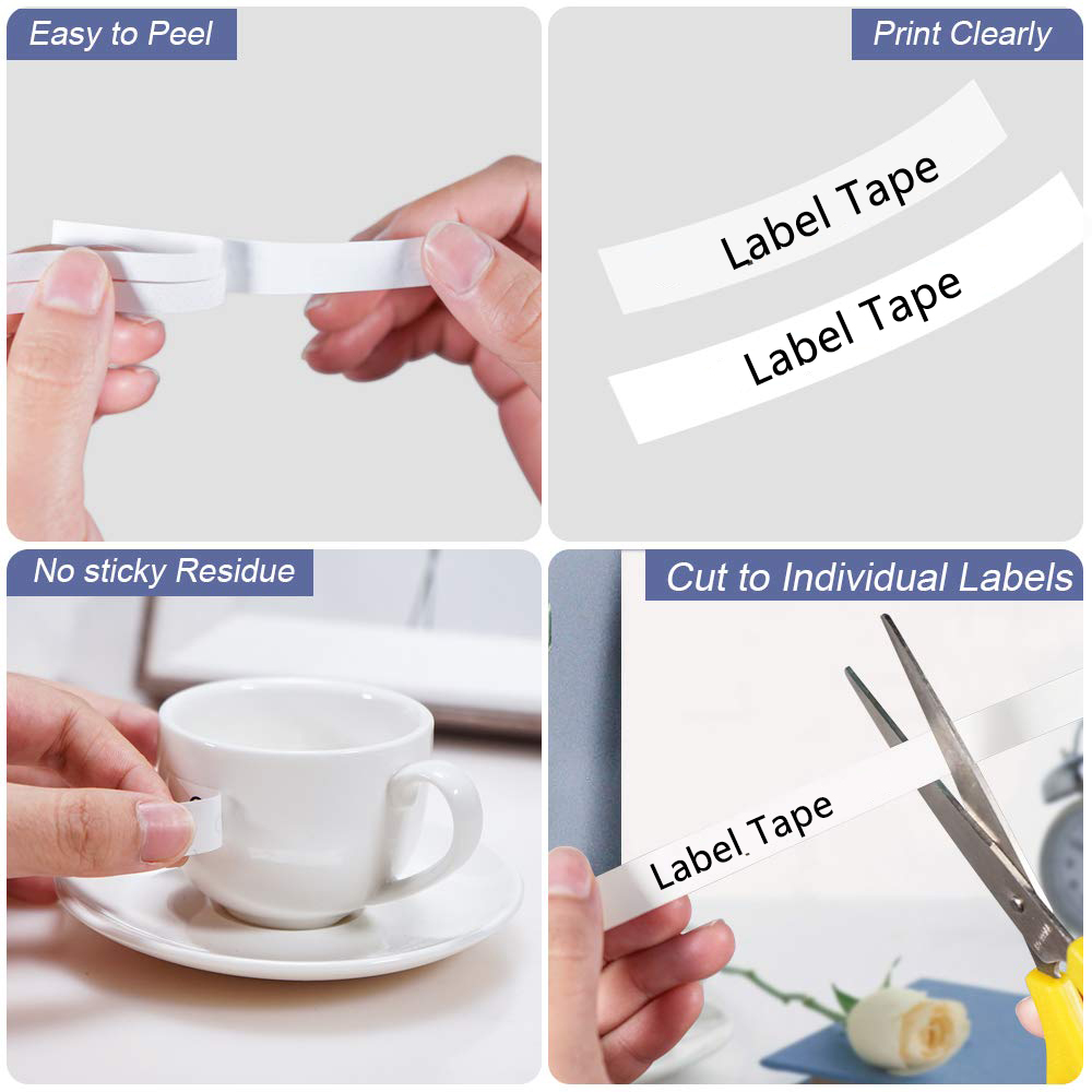 NineLeaf 6/9/12/18/24 ミリメートル 231 ラベルテープ Brother P-Touch ラベルプリンタと互換性あり TZ 131 231 431 531 631 731 リボン用