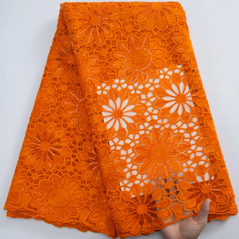 Französischer milch seiden spitzens toff afrikanischer stoff mit pailletten 2024 roter nigeriani scher mesh tüll spitzens toff für frauen party kleid a3203