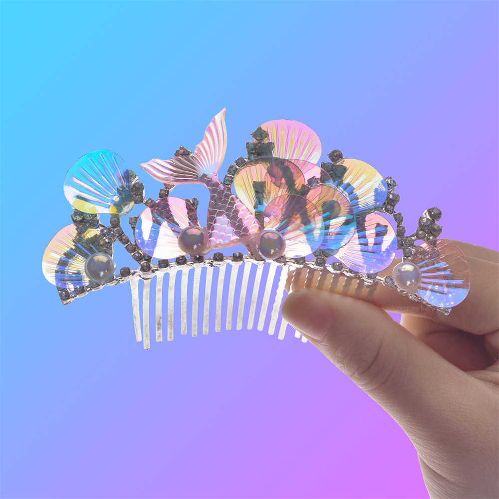 Meerjungfrau Diamant Krone Prinzessin Haarnadel Haarschmuck