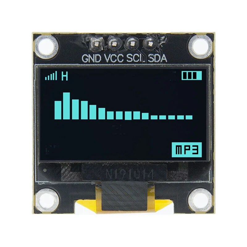 TENSTAR 0.96 pouces I2C OLED Module d'affichage puce de pilote SSD1315 blanc bleu jaune 128X64 4Pin IIC série 12864 carte d'écran LCD
