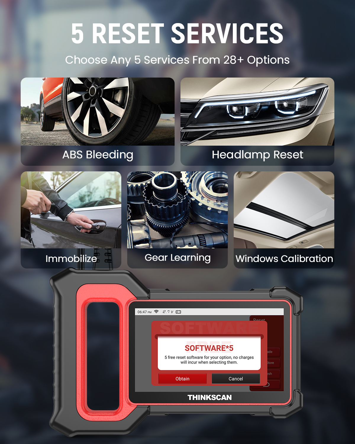 THINKCAR Thinkscan Plus S7 S6 S4 Obd2 escáner las mejores herramientas de diagnóstico de coche escáner automotriz DIY herramienta de diagnóstico automático lector de código