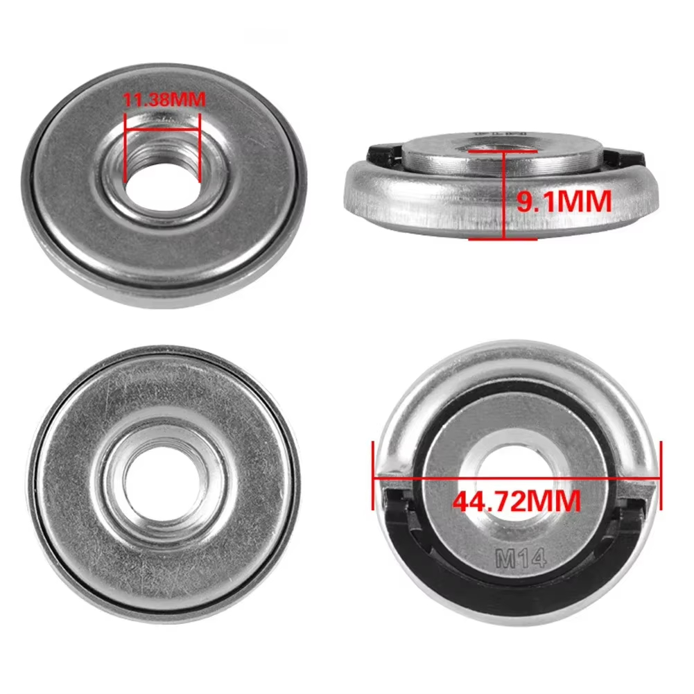 M14 Angle Grinder Quick Release Self-Locking Grinder Pressing Plate Flange Nut Power Chuck