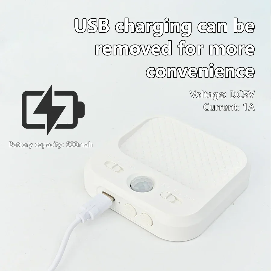 1-4 Pack Motion Sensor LED Night Light Rechargeable Cabinet Light For Bedroom Stairs Hallway Kitchen Closet Lights Wardrobe Lamp