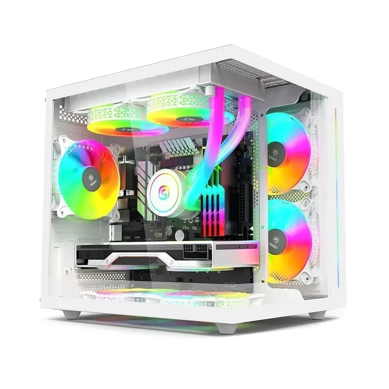 คอมพิวเตอร์ตั้งโต๊ะสำหรับเล่นเกมจากโรงงาน Intel I5 12400f I7 14700kf Amd R5 5600gt R7 8700f 1tb Ssd 16gb Ram สำหรับเกมเมอร์ คอมพิวเตอร์ตั้งโต๊ะออลอินวัน