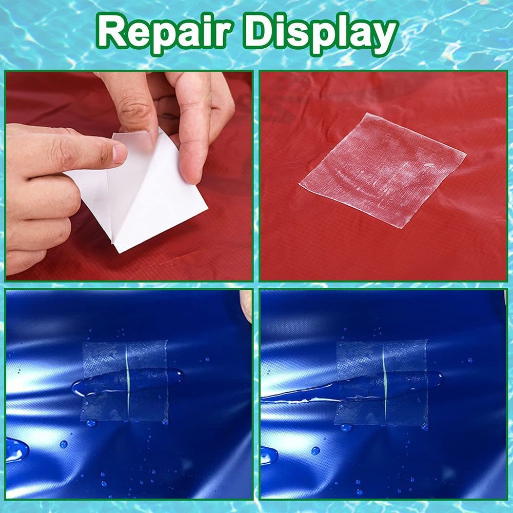Waterproof Pool Repair Patch Inflatable Patch Repair Kit Outdoor Repair Patch for Inflatable Pool Bounce House