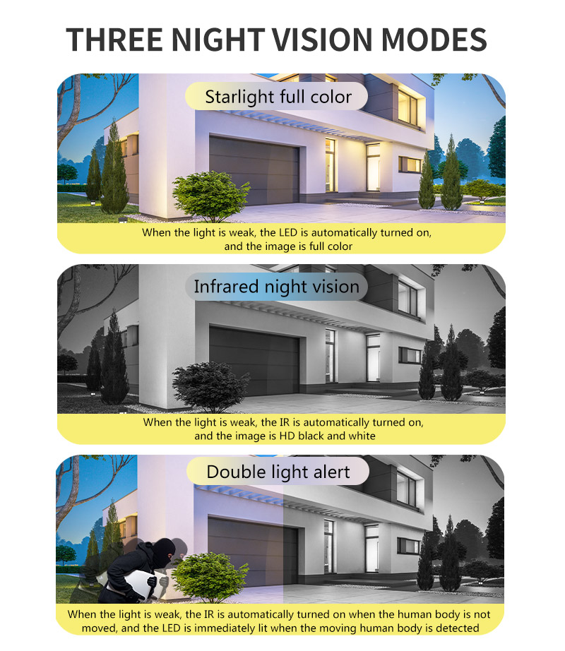 6MP WiFi Camera PTZ Dual Screens Auto Tracking Night Vision CCTV Surveillance Camera Outdoor 4MP Security IP Camera icsee